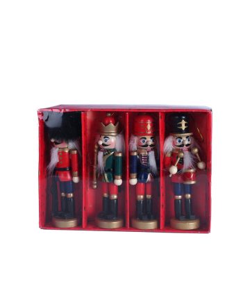 Orašar 12.5 cm - 4/1 - Crno crveni