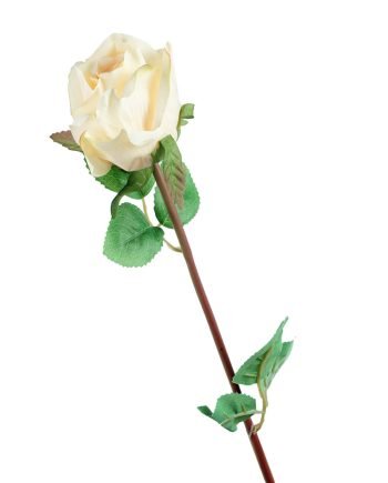 Umjetno cvijeće - Ruža - Beige - 48 cm