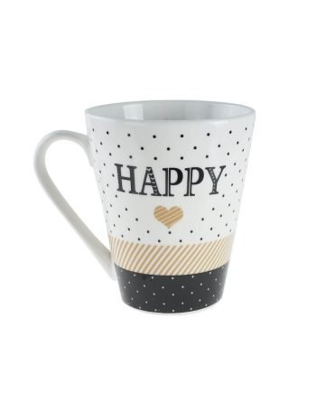 Šalica - 360 ml - "Happy"