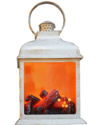 LED kamin s efektom plamena - 15 x 12 x 23.5 cm